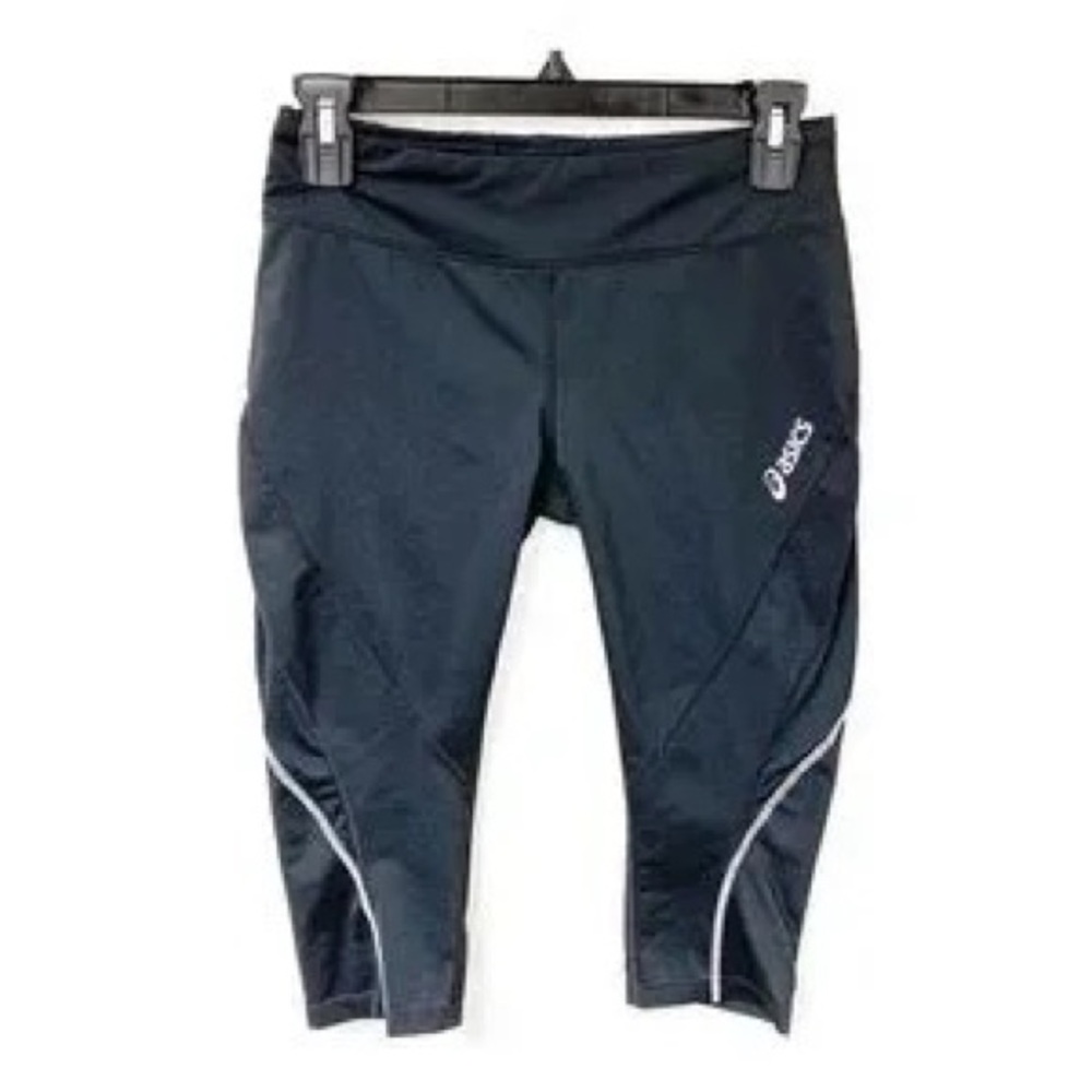 Asics Dark Leggings with Light Trim